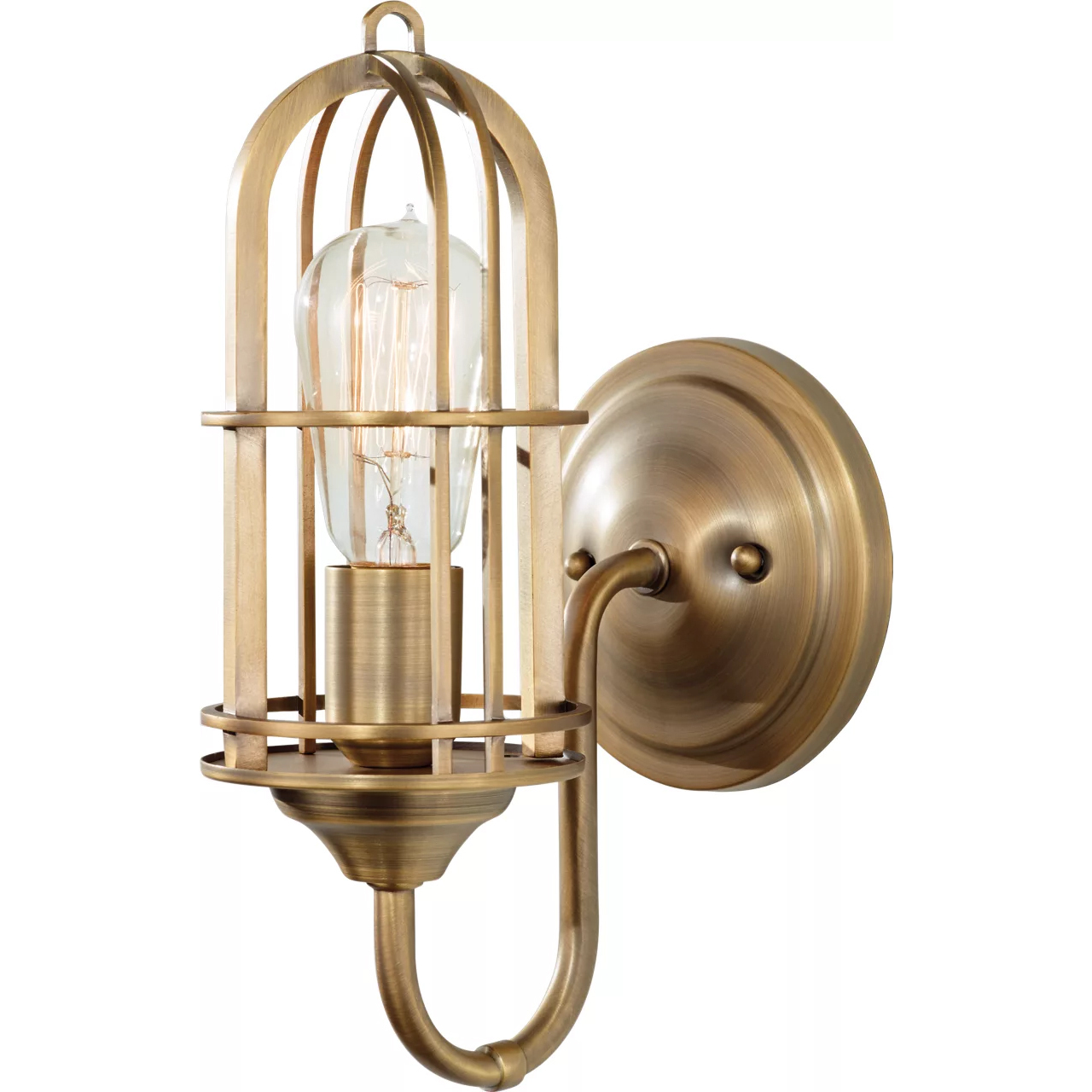 Urban Renewal 1 Light 5.5 inch Dark Antique Brass Wall Sconce Wall Light
